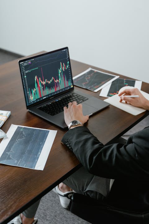 A business analyst reviewing Business performance